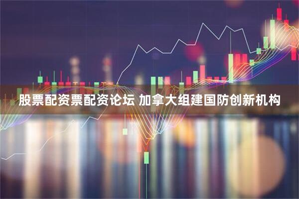 股票配资票配资论坛 加拿大组建国防创新机构